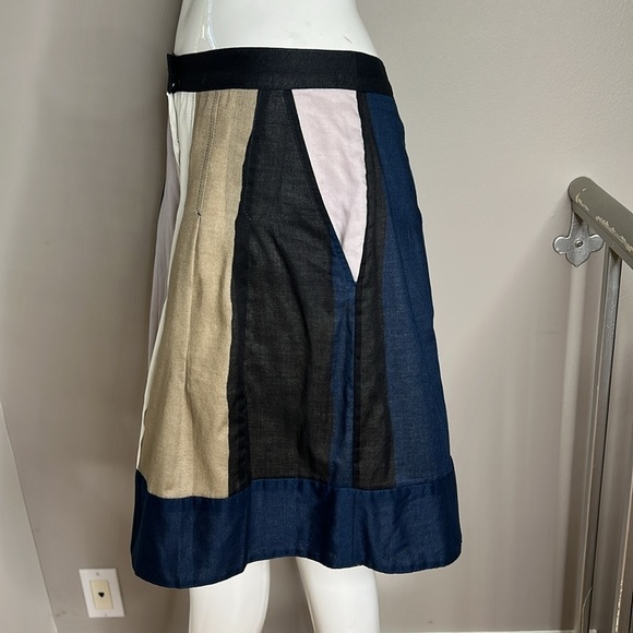 Marc by Marc Jacobs Sz 4 Front Button 100% Cotton Skirt - Picture 3 of 6